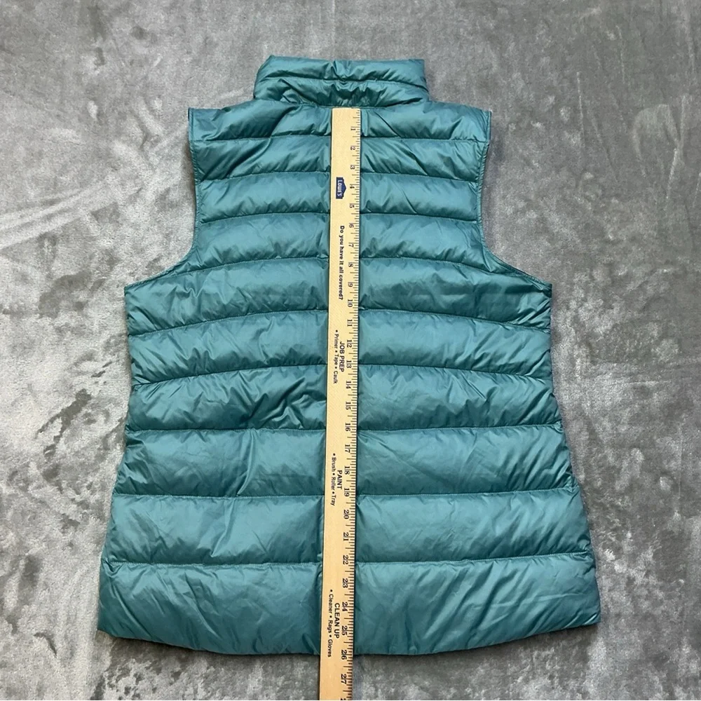 REI 650 Down Quilted puffer Vest Womens Large Tundra teal outdoor hiking trail - Picture 9 of 11
